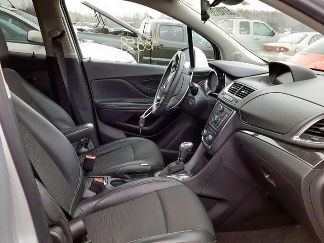 KL4CJASB0FB165441 - 2015 BUICK ENCORE SILVER photo 5