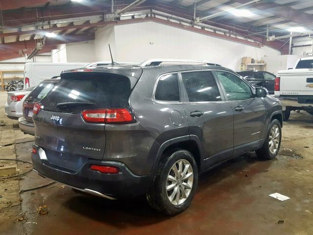 1C4PJMDB0HW519461 - 2017 JEEP CHEROKEE L GRAY photo 4