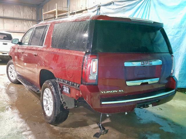 1GKS2GKC1HR322595 - 2017 GMC YUKON XL K RED photo 3