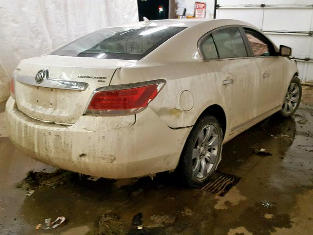 1G4GC5ED6BF200911 - 2011 BUICK LACROSSE C WHITE photo 4