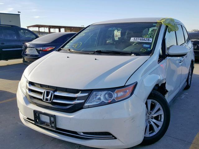 5FNRL5H37GB042249 - 2016 HONDA ODYSSEY SE WHITE photo 2