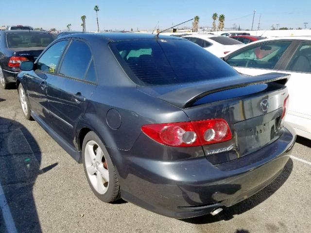 1YVHP80D755M08161 - 2005 MAZDA 6 S GRAY photo 3