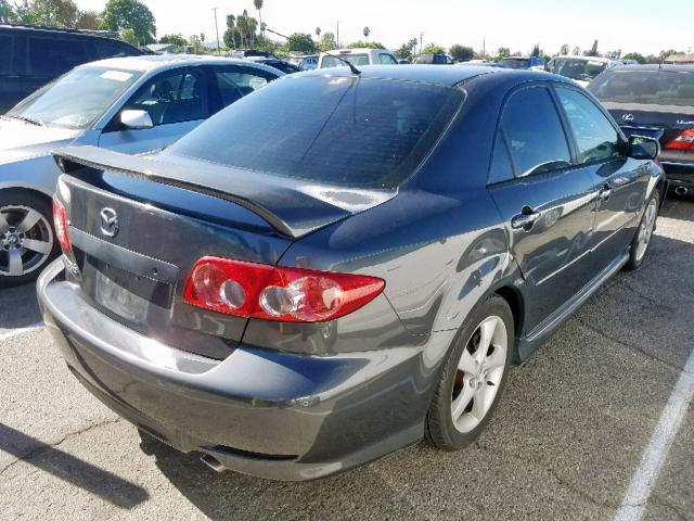 1YVHP80D755M08161 - 2005 MAZDA 6 S GRAY photo 4