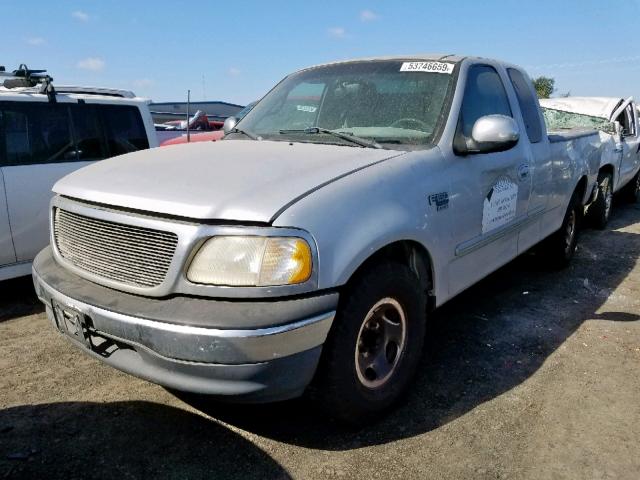 1FTRX17W5XKB11662 - 1999 FORD F150 SILVER photo 2