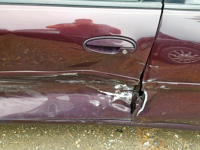 1G1NE52J3Y6173135 - 2000 CHEVROLET MALIBU LS 栗色 照片 10