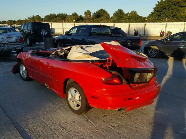 4G2JB32T9XB203963 - 1999 PONTIAC SUNFIRE GT RED photo 3