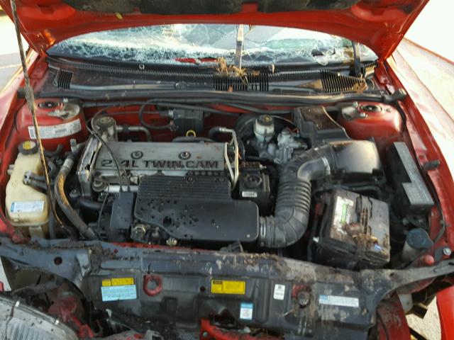 4G2JB32T9XB203963 - 1999 PONTIAC SUNFIRE GT RED photo 7