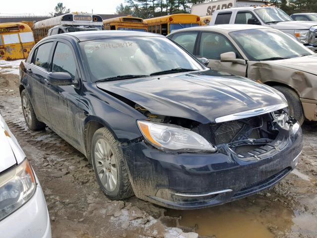 1C3CCBAB1CN103939 - 2012 CHRYSLER 200 LX BLACK photo 1