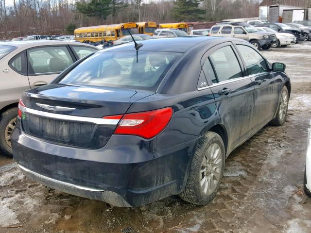 1C3CCBAB1CN103939 - 2012 CHRYSLER 200 LX BLACK photo 4