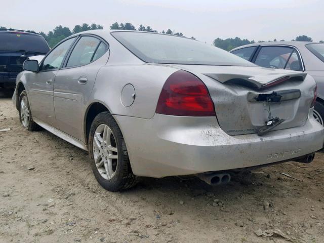 2G2WR554871189699 - 2007 PONTIAC GRAND PRIX GRAY photo 3