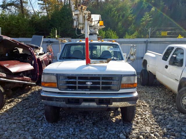 1FDLF47FXVEA26415 - 1997 FORD F SUPER DU WHITE photo 9