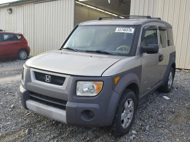 5J6YH286X4L008895 - 2004 HONDA ELEMENT EX GRAY photo 2