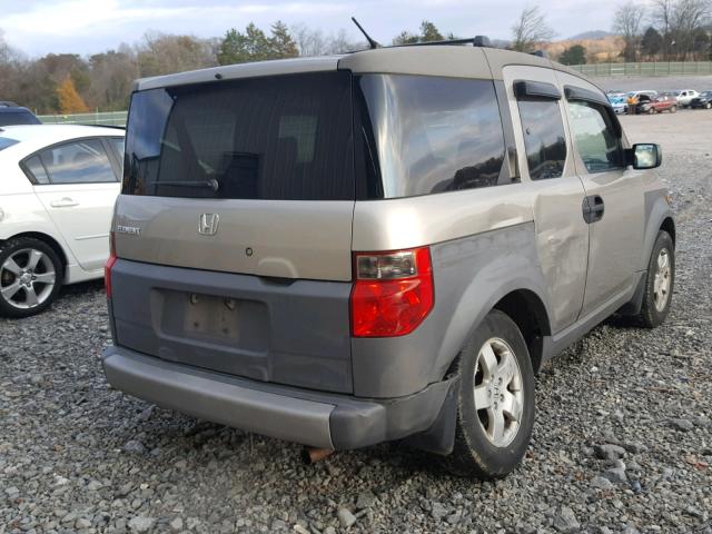 5J6YH286X4L008895 - 2004 HONDA ELEMENT EX GRAY photo 4