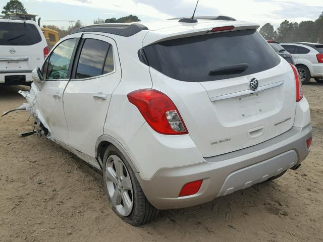 KL4CJBSB5GB669944 - 2016 BUICK ENCORE CON WHITE photo 3