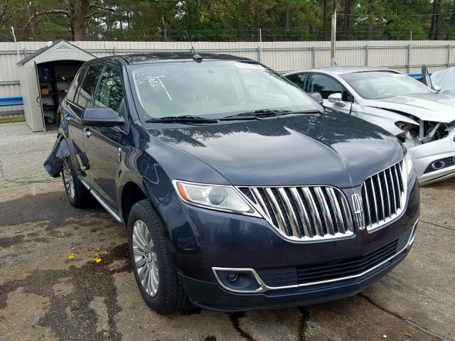 2LMDJ6JK7DBL48884 - 2013 LINCOLN MKX BLUE photo 1