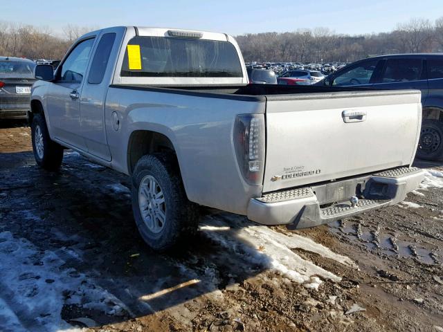1GCJTCFE4C8144642 - 2012 CHEVROLET COLORADO L SILVER photo 3