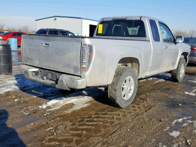 1GCJTCFE4C8144642 - 2012 CHEVROLET COLORADO L SILVER photo 4