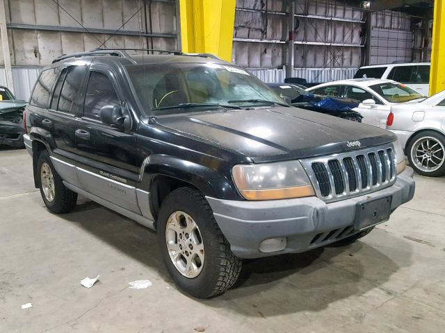 1J4GW48S3YC362838 - 2000 JEEP GRAND CHER BLACK photo 1