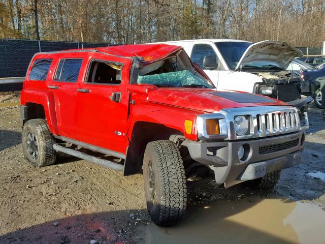 5GTDN136368156805 - 2006 HUMMER H3 RED photo 1