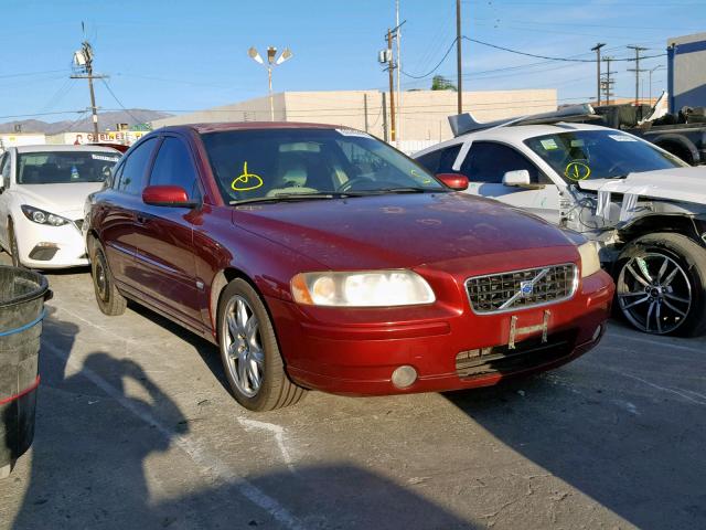 YV1RS592552479945 - 2005 VOLVO S60 2.5T BURGUNDY photo 1