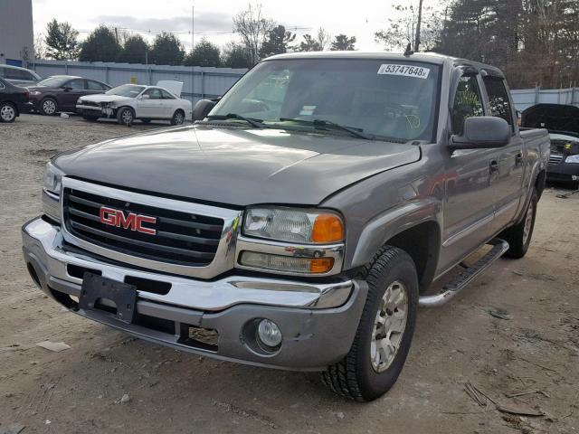 2GTEK13T361179143 - 2006 GMC NEW SIERRA GRAY photo 2