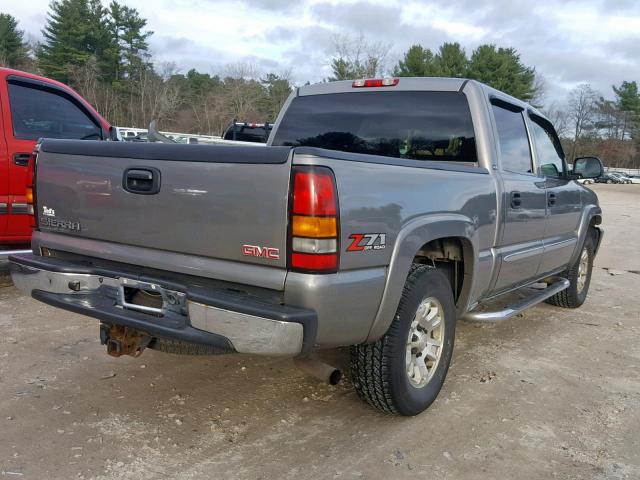 2GTEK13T361179143 - 2006 GMC NEW SIERRA GRAY photo 4