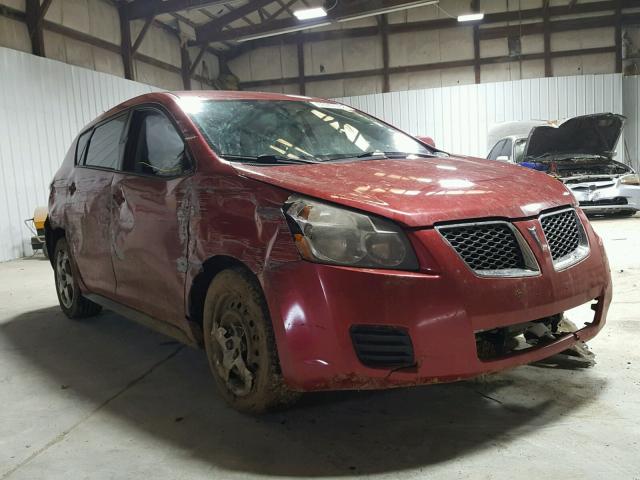 5Y2SL67889Z438367 - 2009 PONTIAC VIBE RED photo 1