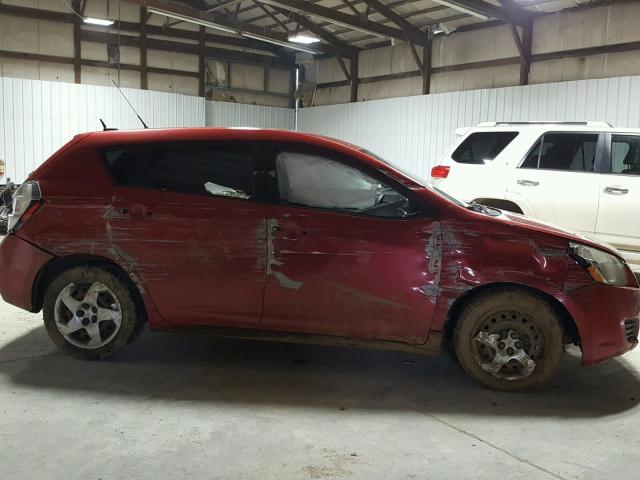 5Y2SL67889Z438367 - 2009 PONTIAC VIBE RED photo 9