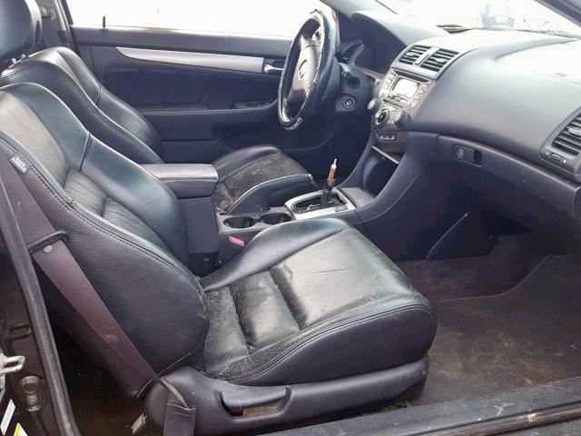 1HGCM72663A800815 - 2003 HONDA ACCORD EX BLACK photo 5