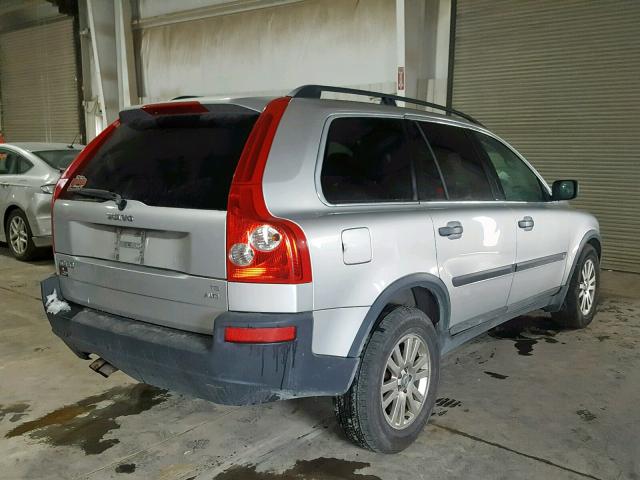 YV1CZ911651163780 - 2005 VOLVO XC90 T6 SILVER photo 4