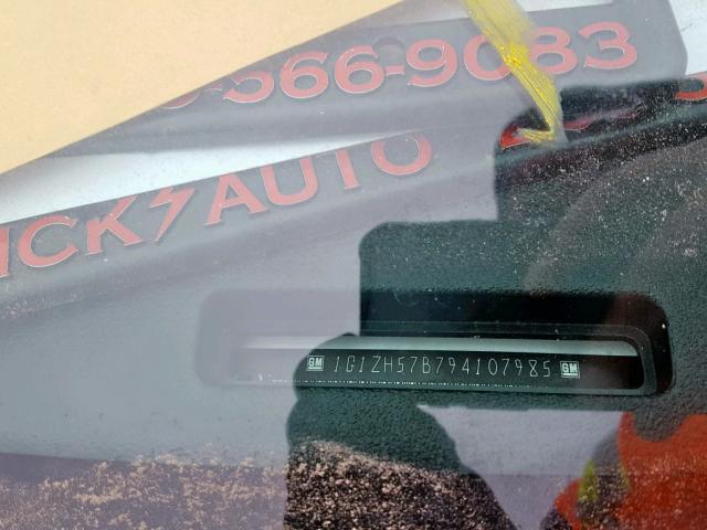 1G1ZH57B794107985 - 2009 CHEVROLET MALIBU 1LT WHITE photo 10