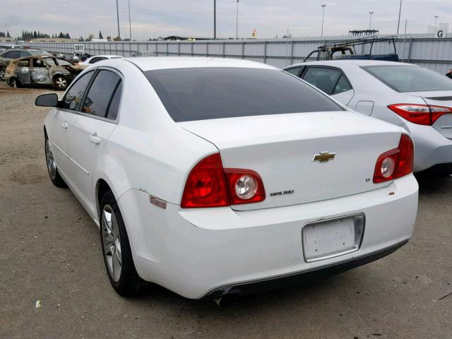 1G1ZH57B794107985 - 2009 CHEVROLET MALIBU 1LT WHITE photo 3
