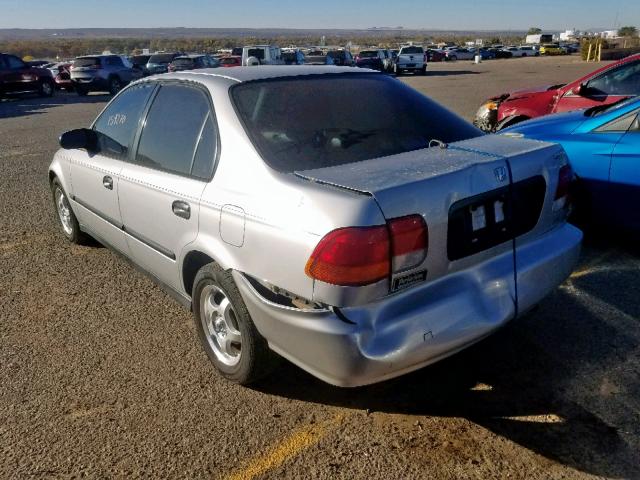 2HGEJ6621VH564162 - 1997 HONDA CIVIC DX SILVER photo 3