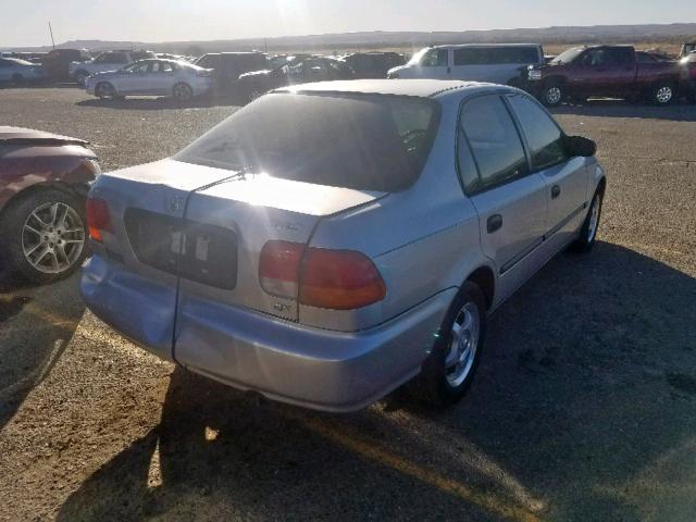 2HGEJ6621VH564162 - 1997 HONDA CIVIC DX SILVER photo 4