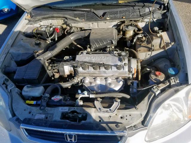 2HGEJ6621VH564162 - 1997 HONDA CIVIC DX SILVER photo 7