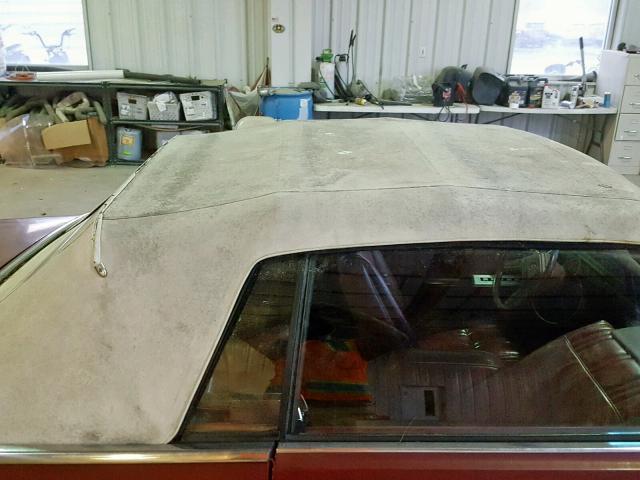 1C3BC55G3EG337400 - 1984 CHRYSLER LEBARON 栗色 照片 9