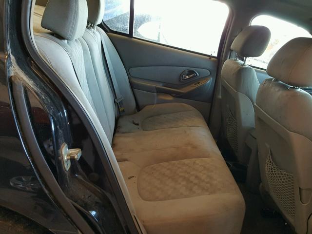1G1ZT54894F154665 - 2004 CHEVROLET MALIBU LS BLACK photo 6