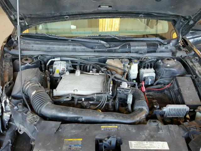 1G1ZT54894F154665 - 2004 CHEVROLET MALIBU LS BLACK photo 7