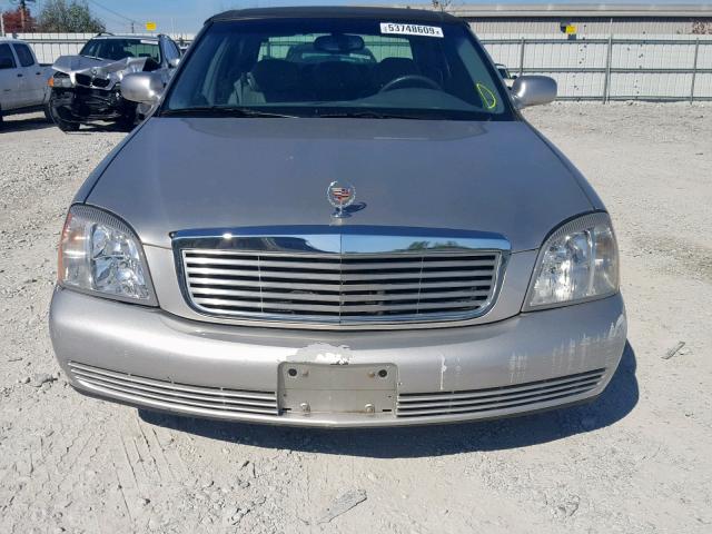 1G6KD54Y04U212036 - 2004 CADILLAC DEVILLE SILVER photo 9