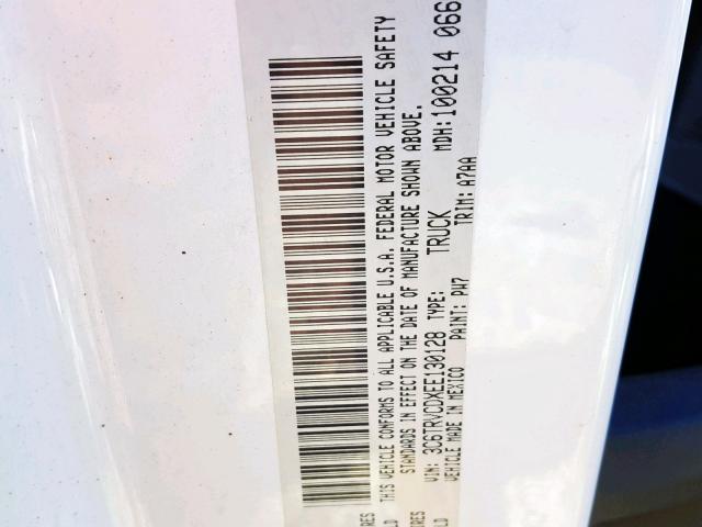 3C6TRVCDXEE130128 - 2014 RAM PROMASTER 白色 照片 10