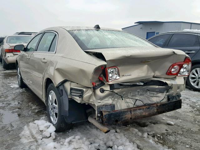 1G1ZB5E06CF254278 - 2012 CHEVROLET MALIBU LS 棕色 照片 3