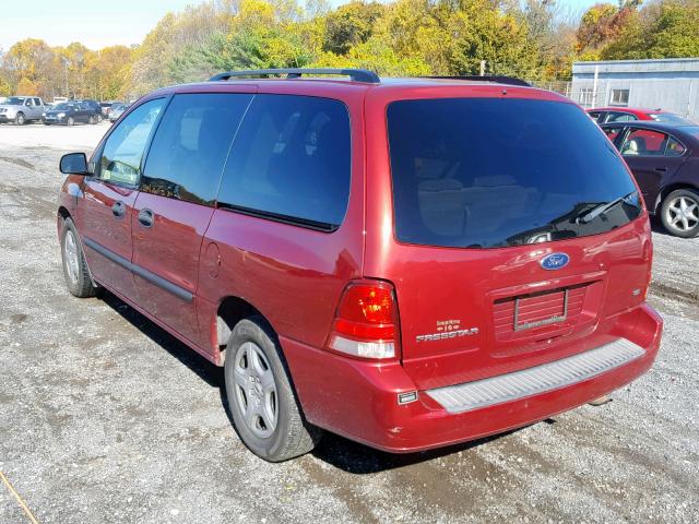 2FMDA51615BA07331 - 2005 FORD FREESTAR S MAROON photo 3