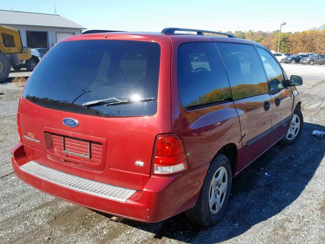 2FMDA51615BA07331 - 2005 FORD FREESTAR S MAROON photo 4