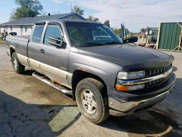 1GCEK19T9YE354911 - 2000 CHEVROLET SILVERADO SILVER photo 9