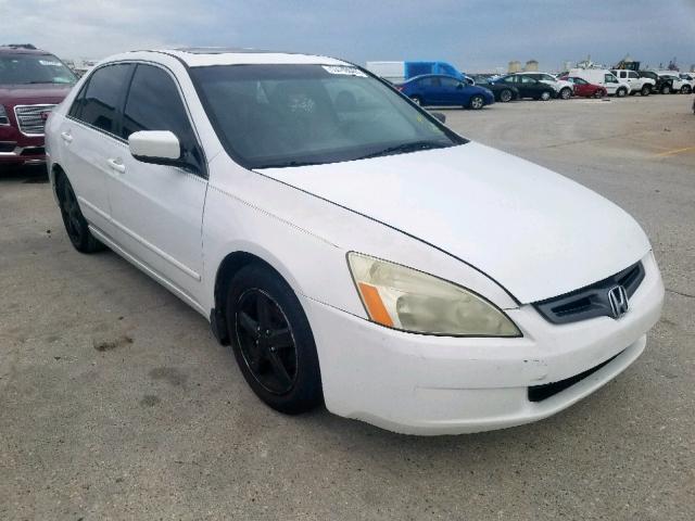 1HGCM66505A012949 - 2005 HONDA ACCORD EX WHITE photo 1