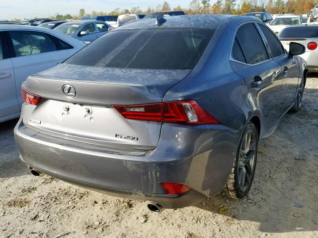 JTHBF1D23F5071339 - 2015 LEXUS IS 250 GRAY photo 4