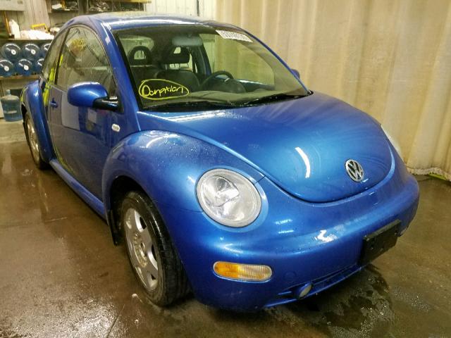 3VWCP21C81M459477 - 2001 VOLKSWAGEN NEW BEETLE 蓝色 照片 1