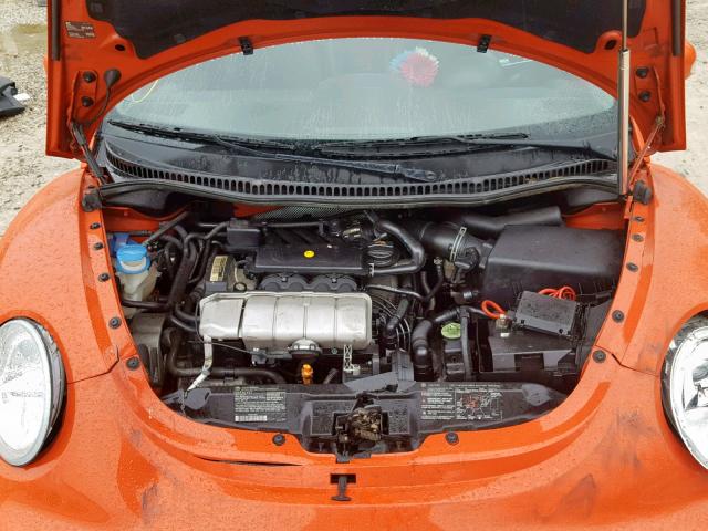 3VWCK21Y03M316617 - 2003 VOLKSWAGEN NEW BEETLE 橙色 照片 7