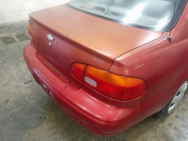 1Y1SK52892Z410759 - 2002 CHEVROLET GEO PRIZM RED photo 9