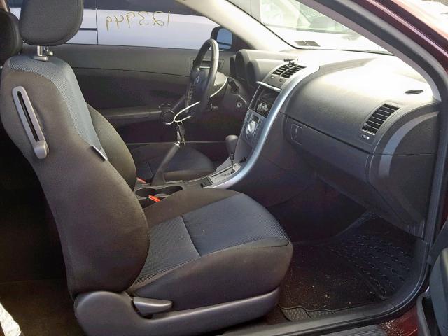 JTKDE167050041144 - 2005 TOYOTA SCION TC 勃艮第红 照片 5